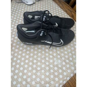 Under Armour Harper BH Mid RM Baseball Cleats Black White Gold 5Y